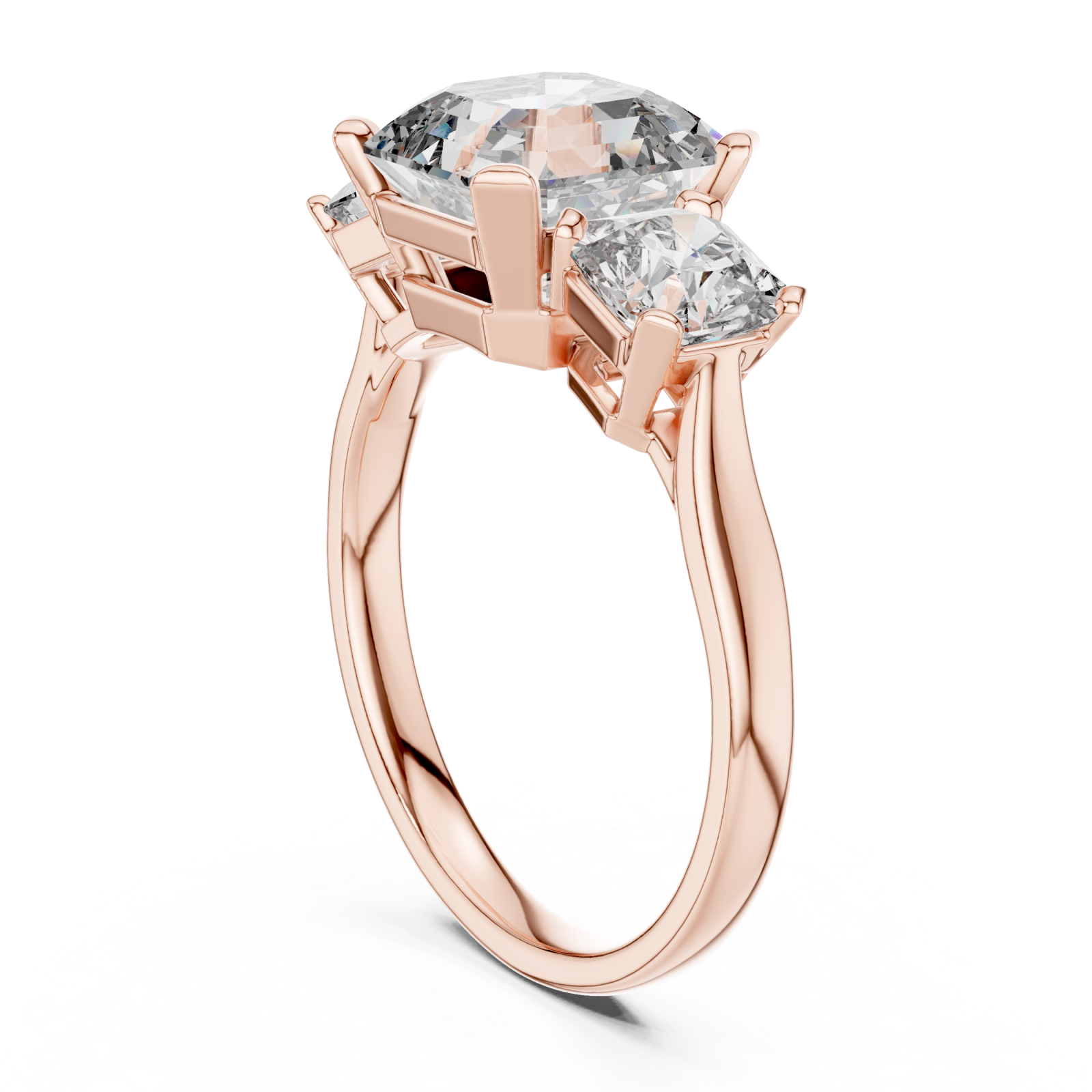  Rose Gold Celestial Grace Ring Left View