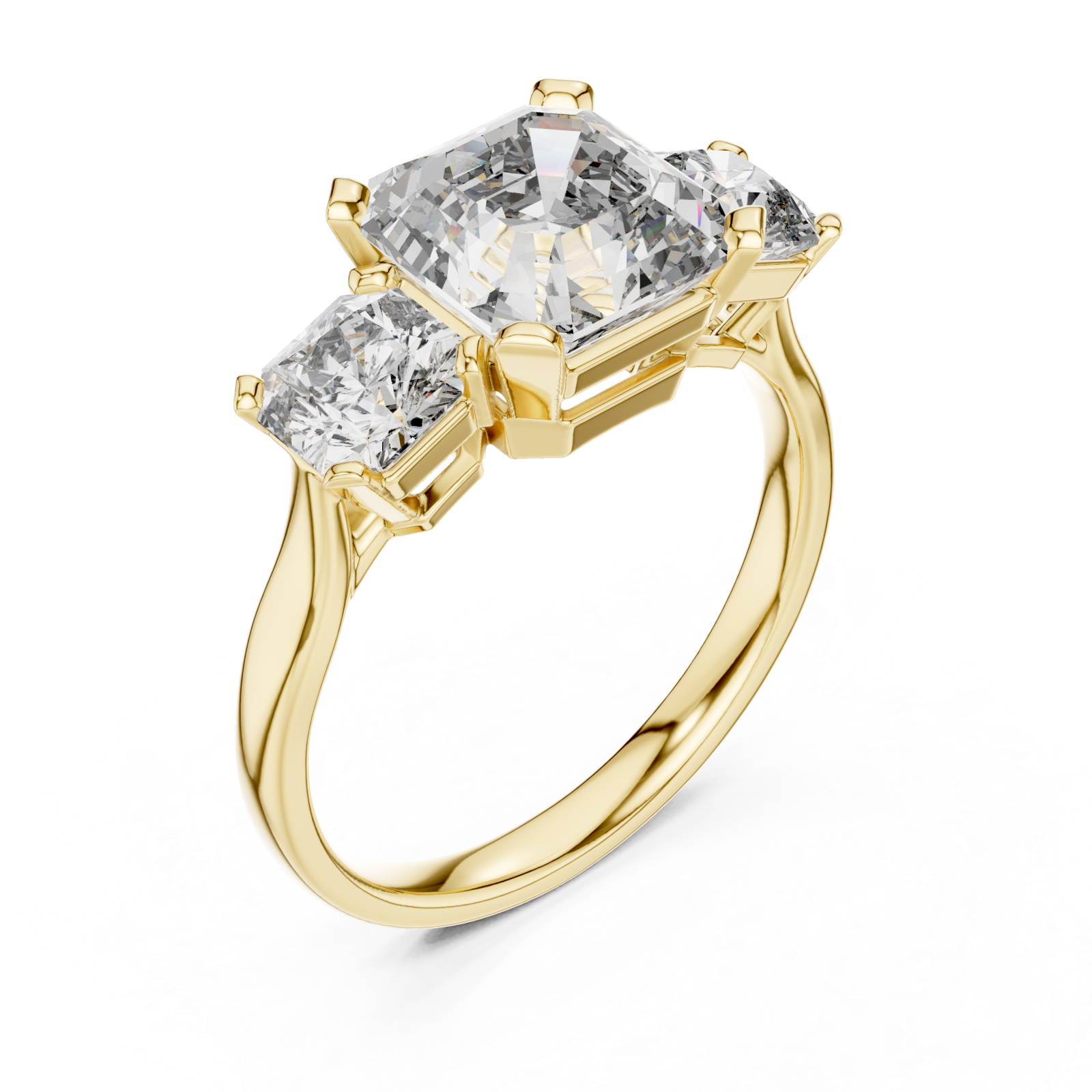 Gold Celestial Grace Ring Right View