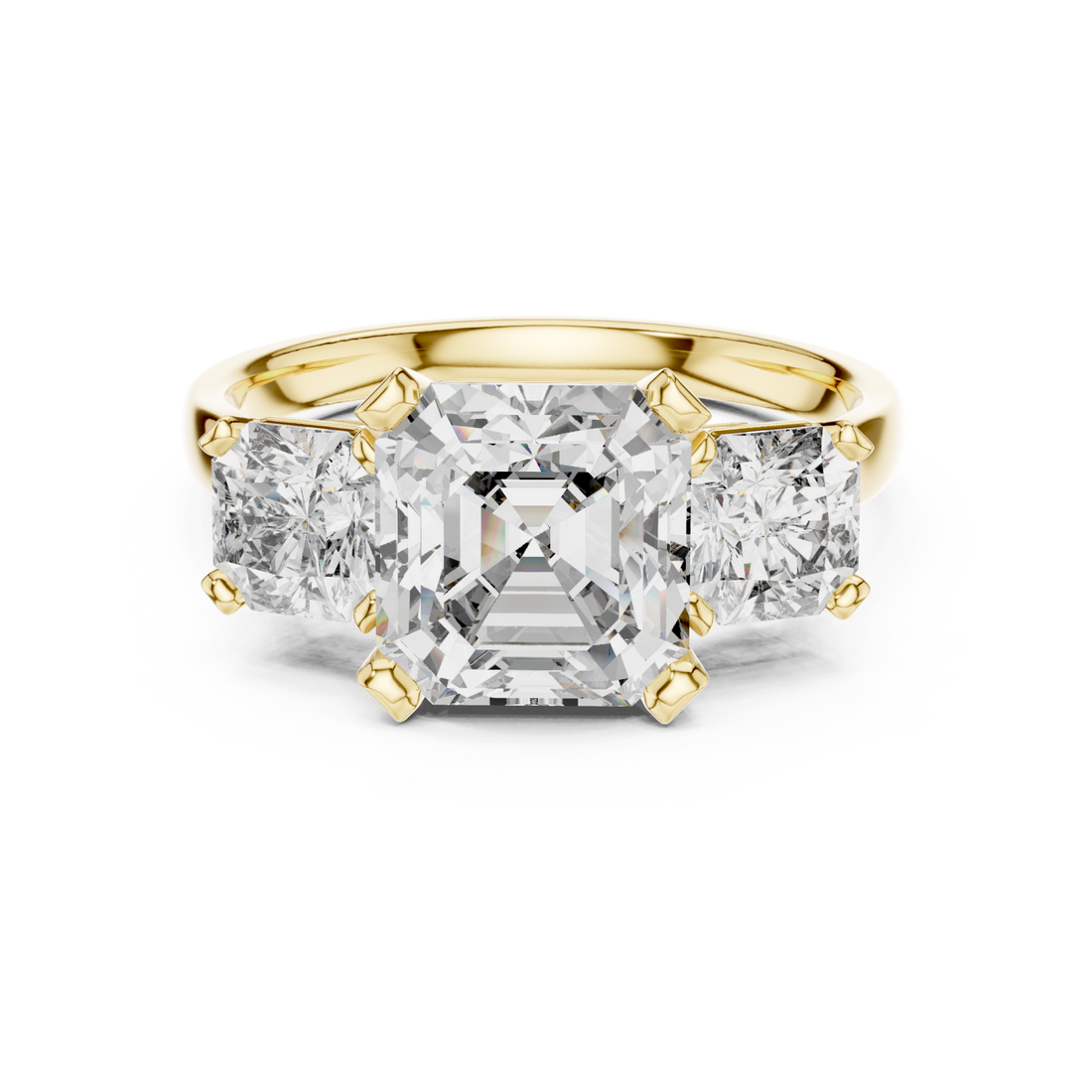 Gold Celestial Grace Ring Right View