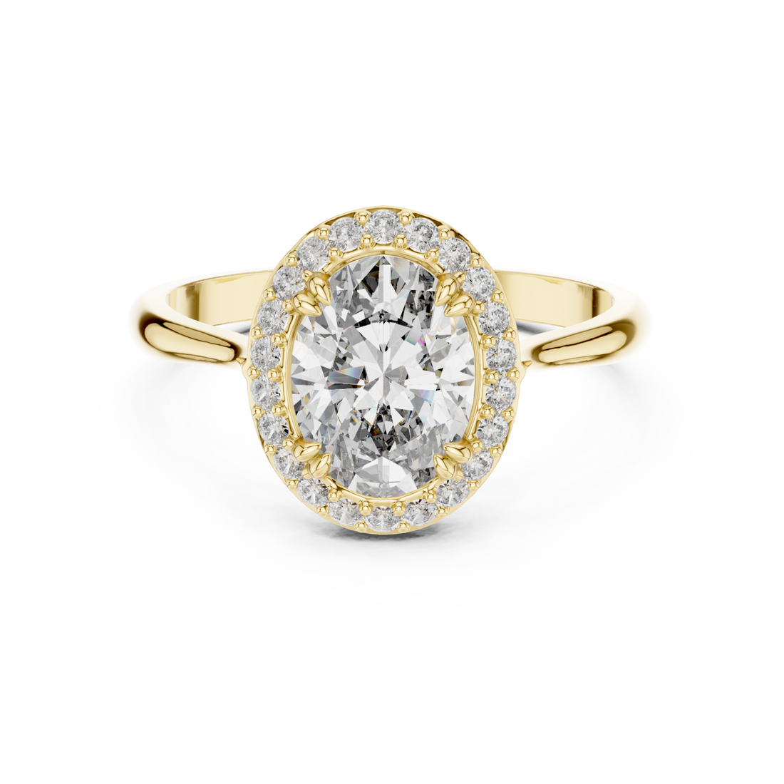 Gold Victorian Dreamlight Radiance Halo Band Right View