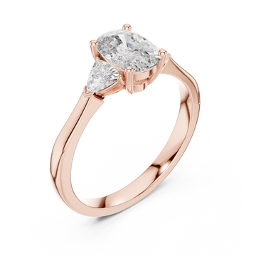  Rose Gold Celestial Whisper Marquise Ring Right View