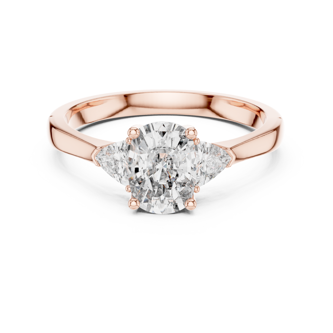  Rose Gold Celestial Whisper Marquise Ring Right View