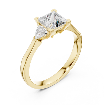 Gold Graceful Paragon Statement Ring Right View