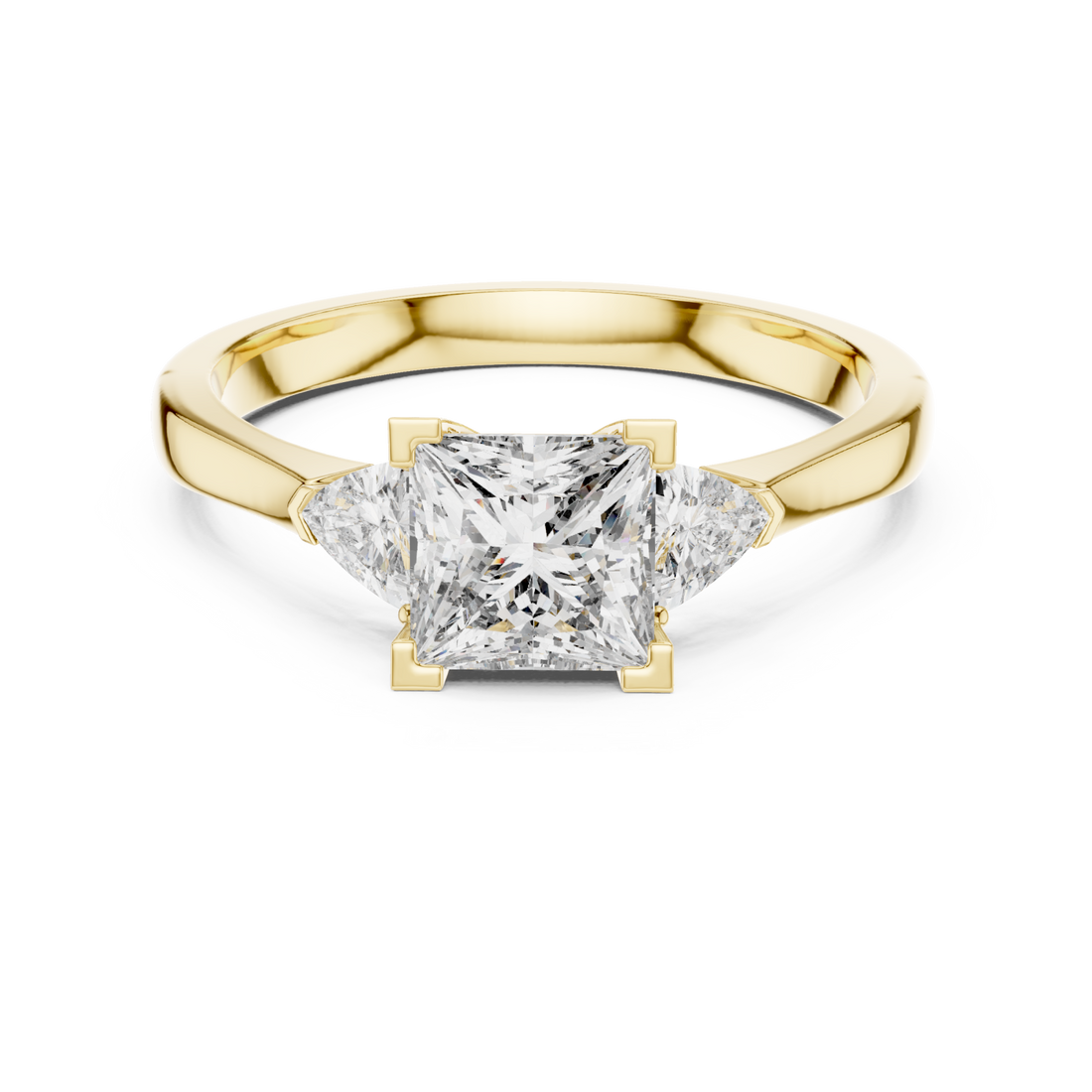 Gold Graceful Paragon Statement Ring Right View