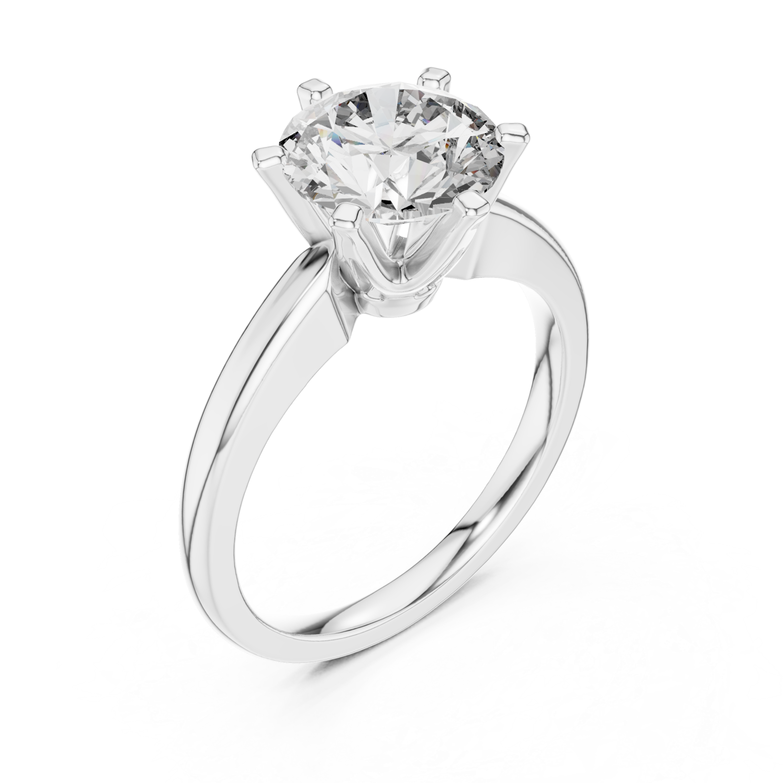  White Gold Whispered Promises of Eternity Ring Right View