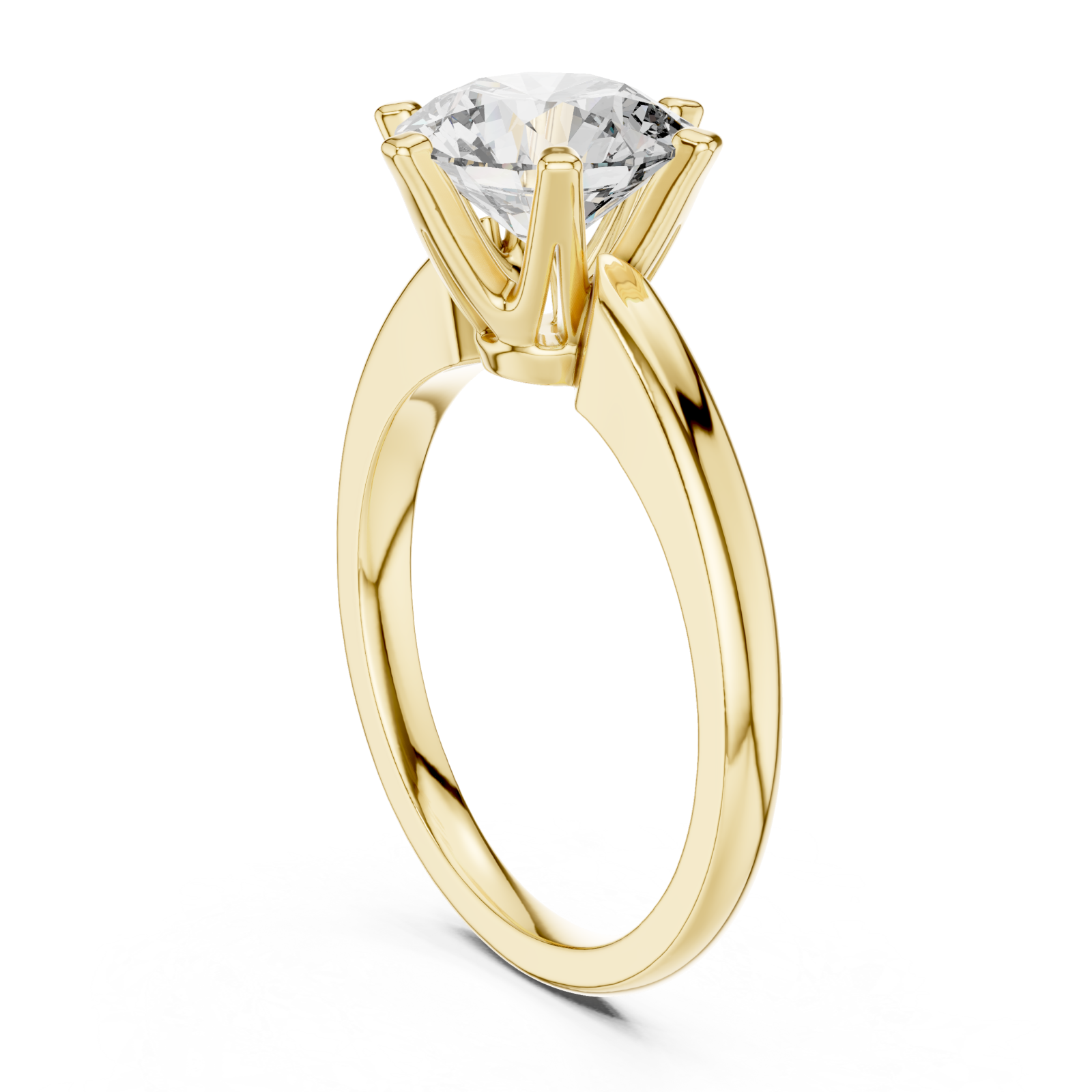  Gold Whispered Promises of Eternity Ring Left View