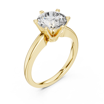 Gold Whispered Promises of Eternity Ring Right View