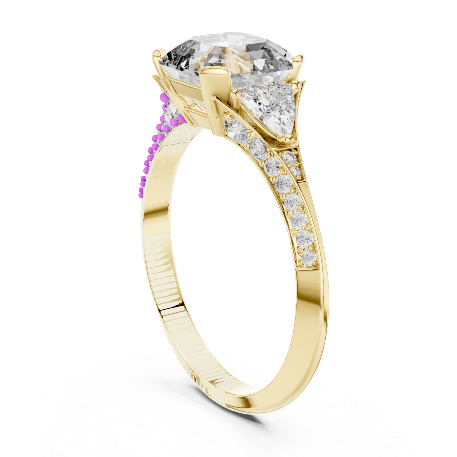  Gold Celestial Affair Elegance Band Left View