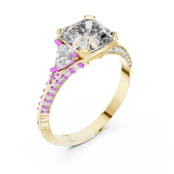 Gold Celestial Affair Elegance Band Right View