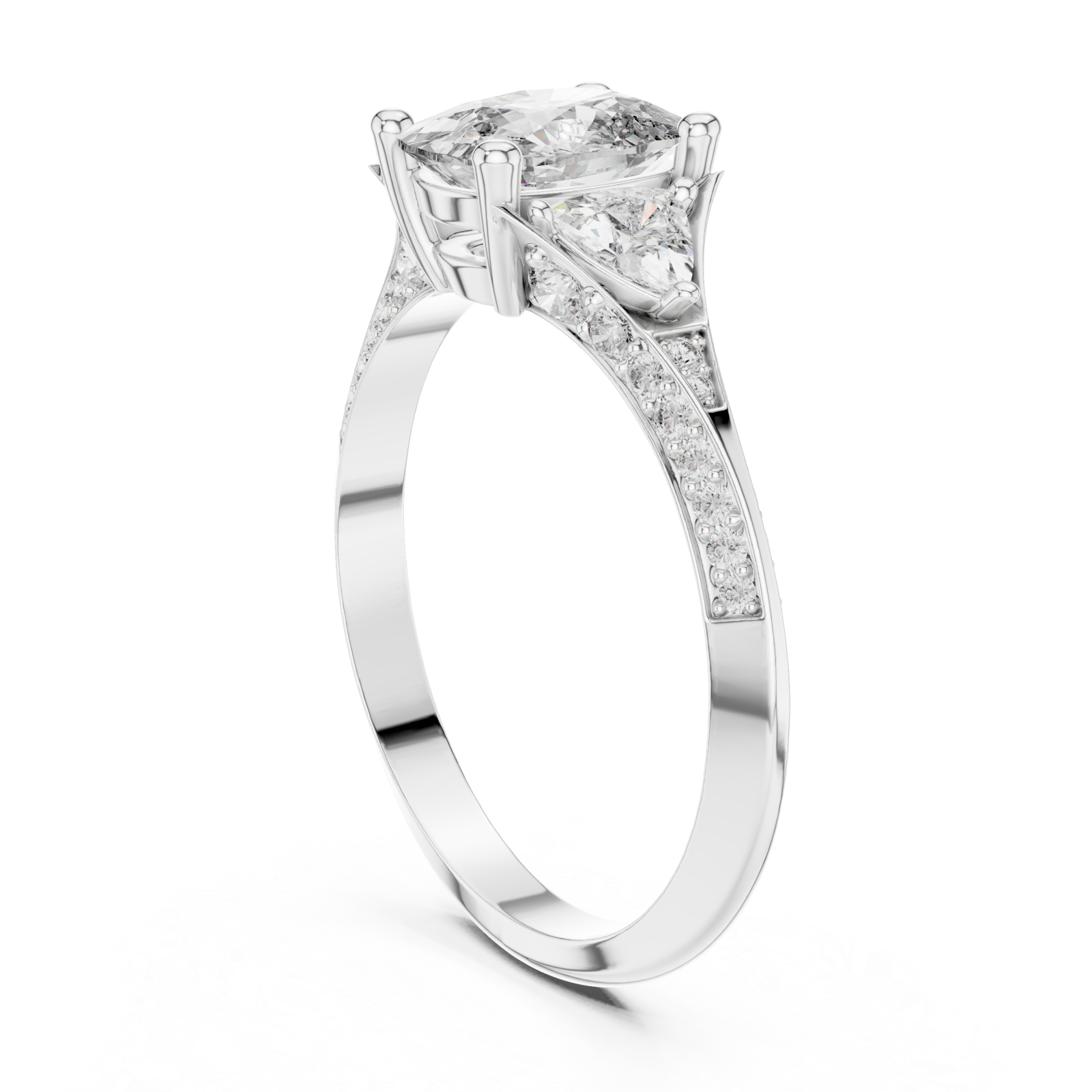  White Gold Serenade Left View