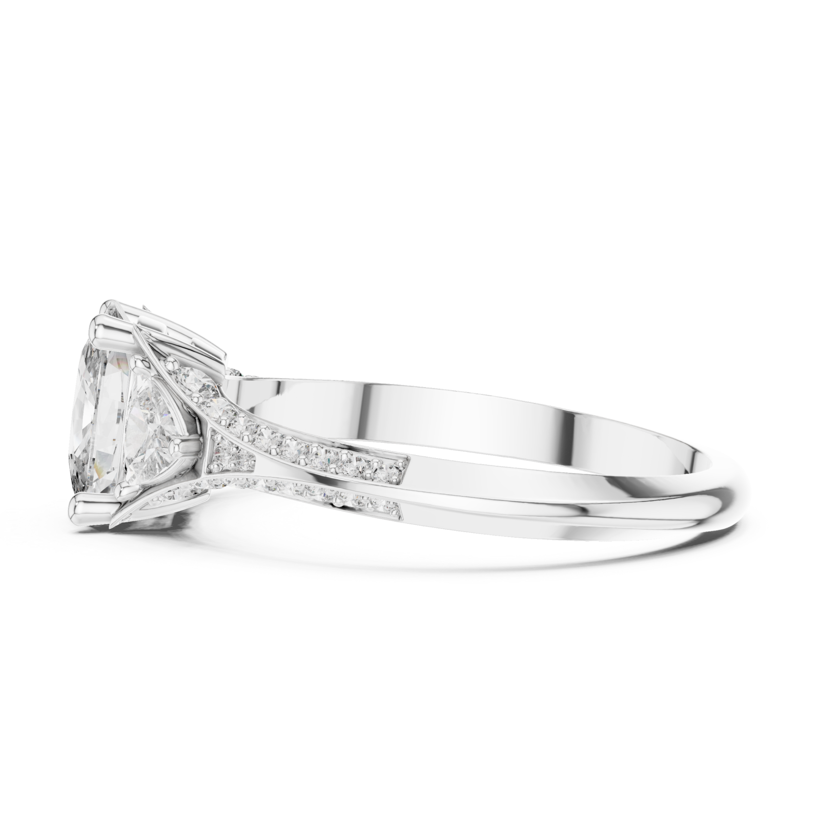  White Gold Serenade Side View