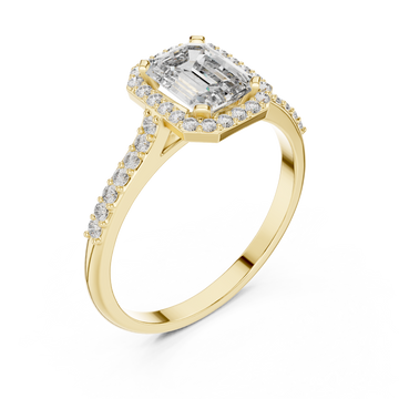Gold Centre Stage Harmony Signature Engagement Ring Right View