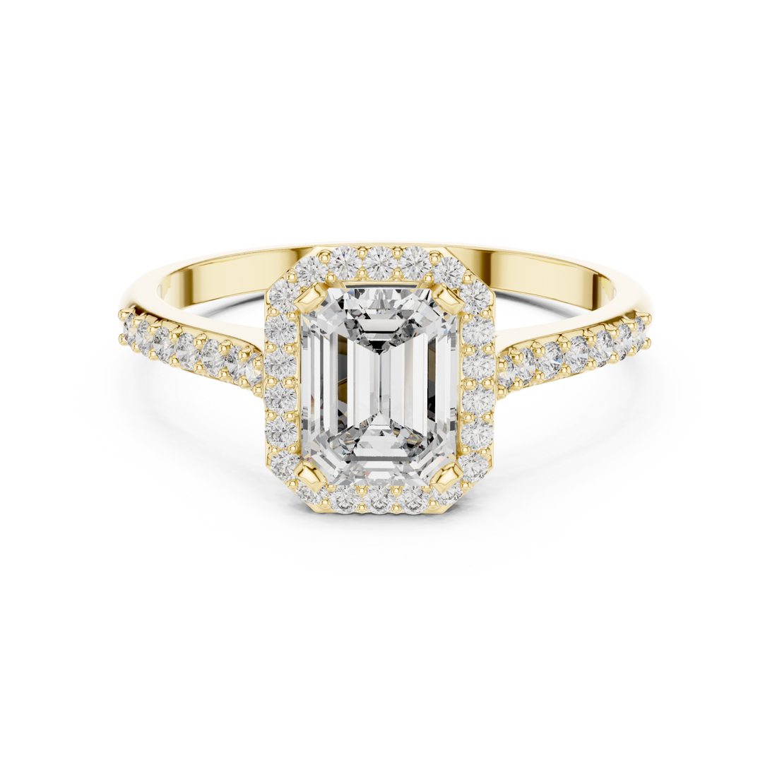 Gold Centre Stage Harmony Signature Engagement Ring Right View