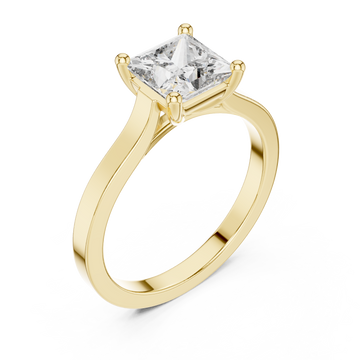 Gold Radiant Grace Signature Engagement Ring Right View