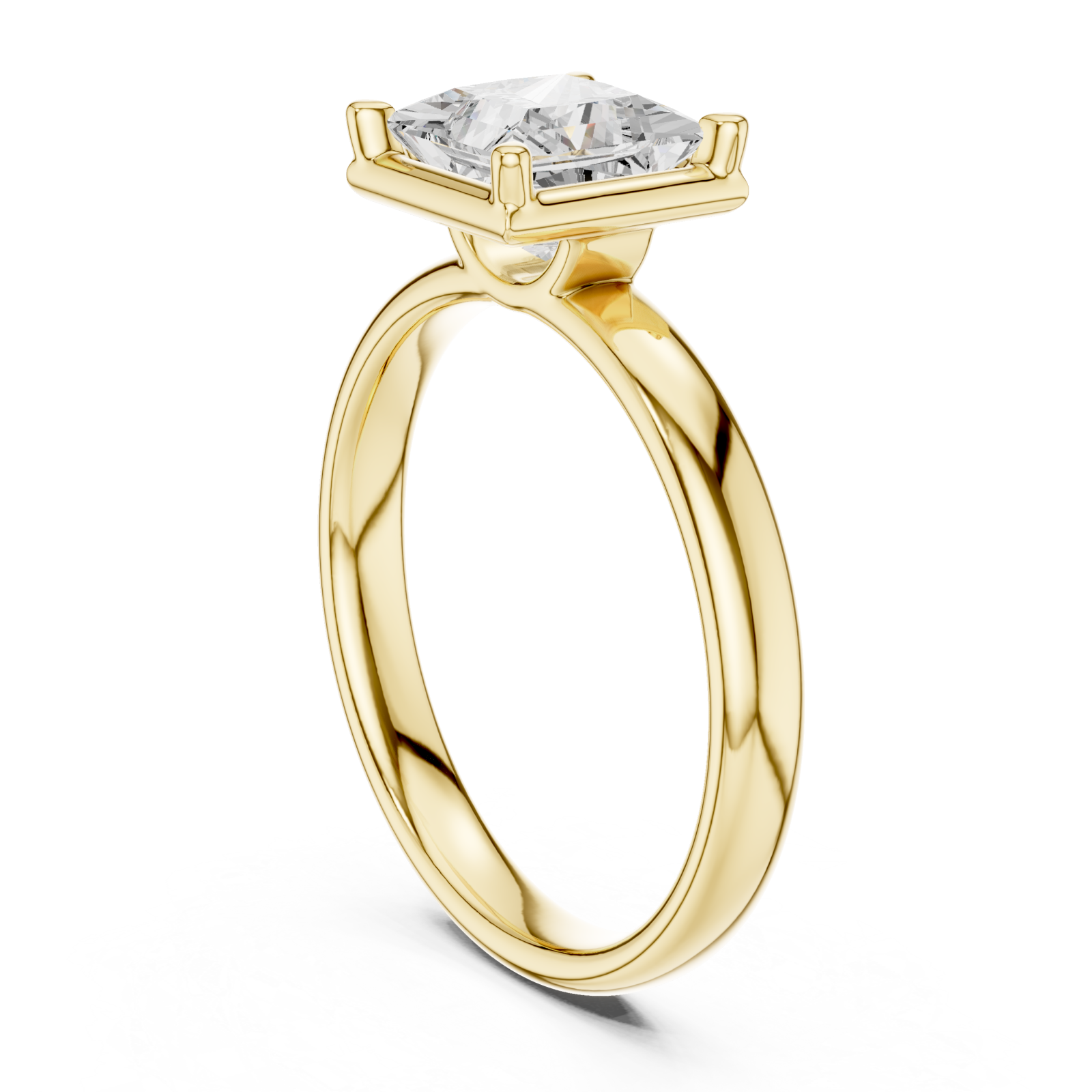  Gold Luminous Majesty Artistry Band Ring Left View