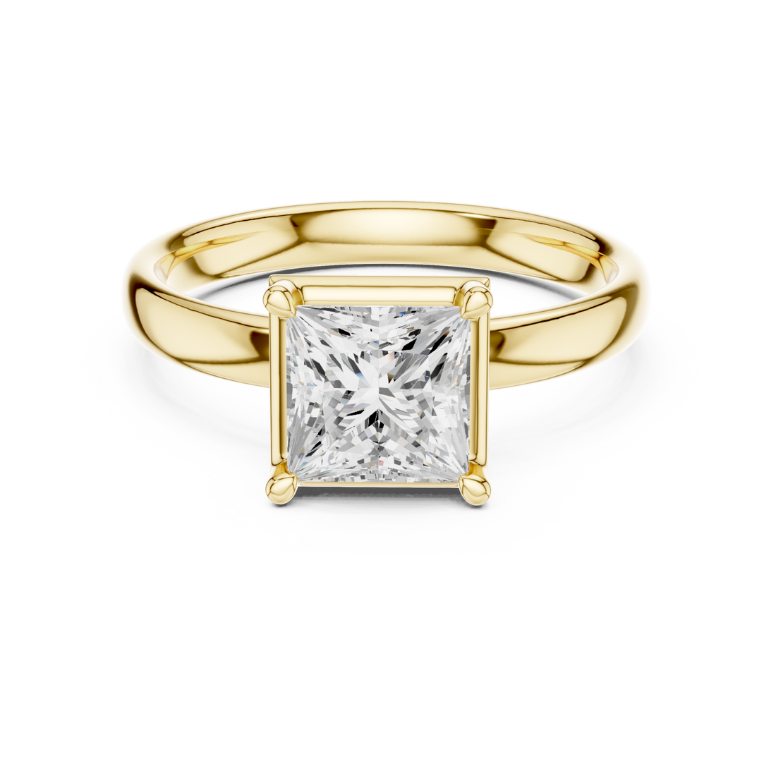 Gold Luminous Majesty Artistry Band Ring Right View