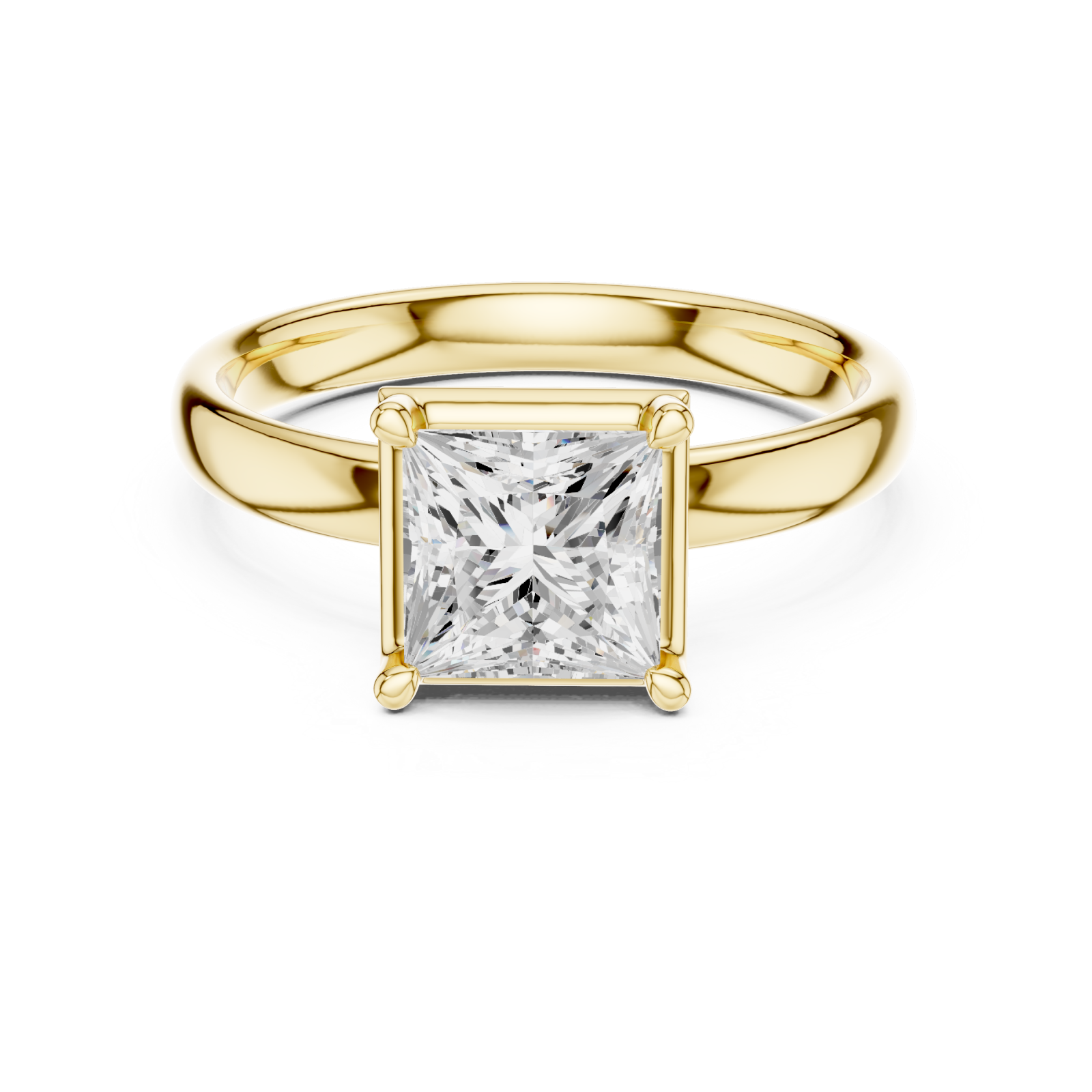  Gold Luminous Majesty Artistry Band Ring Front View