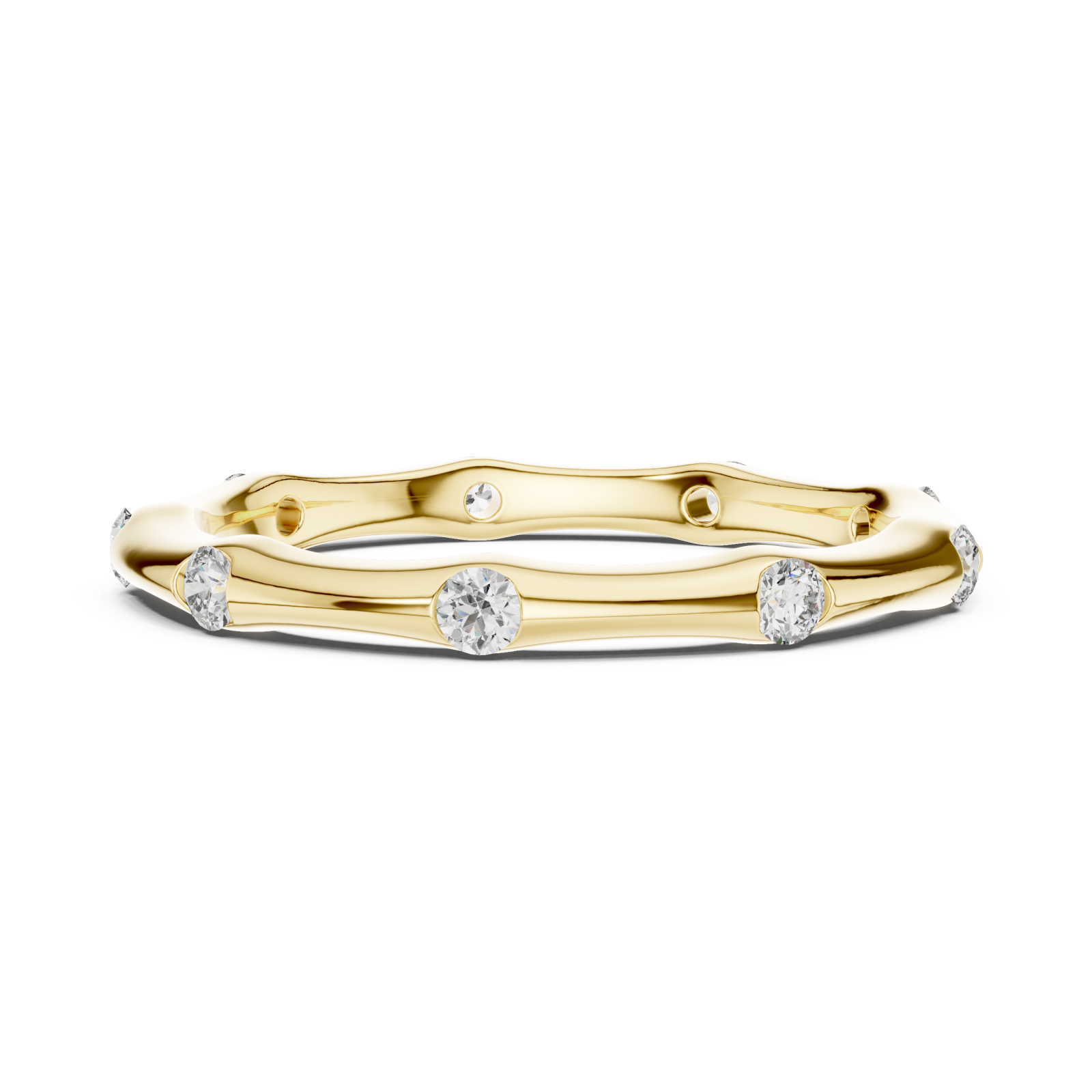  Gold Starlit Whisper Minimal Ring Side View