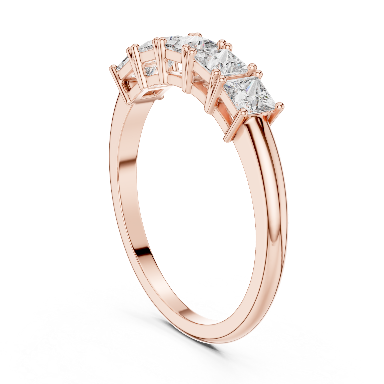  Rose Gold Infinite Promise Statement Ring Left View