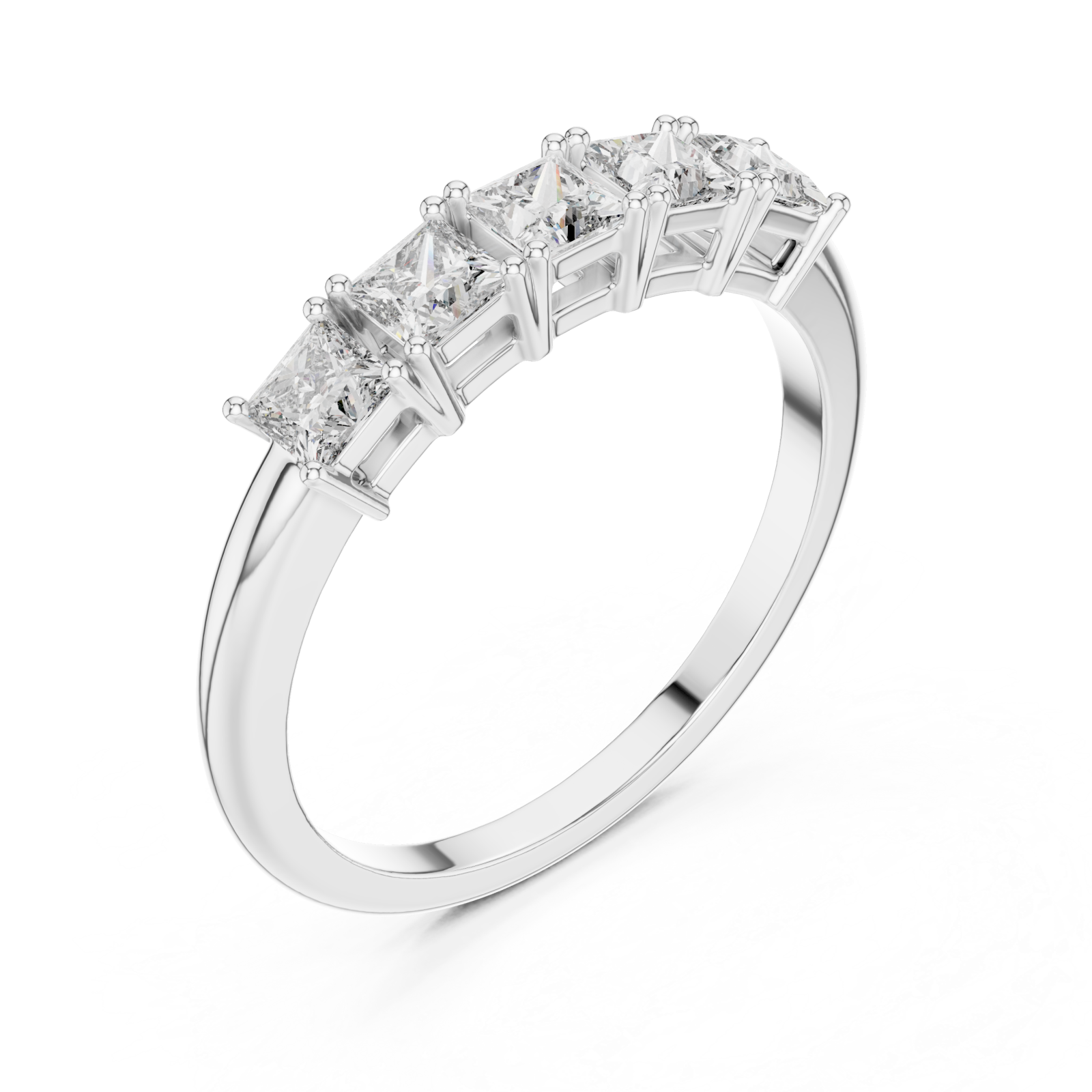  White Gold Infinite Promise Statement Ring Right View