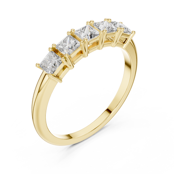 Gold Infinite Promise Statement Ring Right View