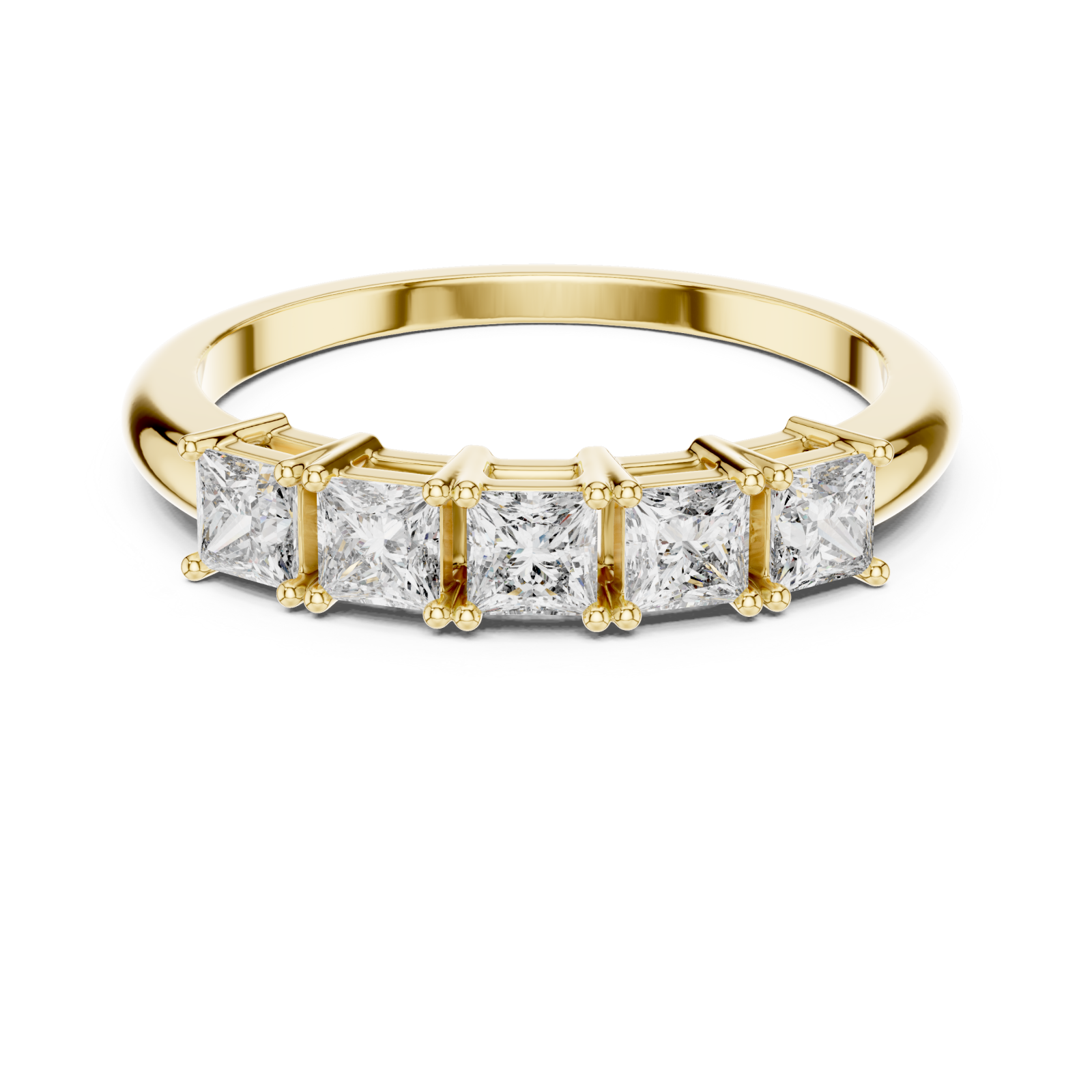 Gold Infinite Promise Statement Ring Front View