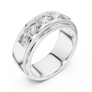  White Gold Starlit Harmony Band Right View