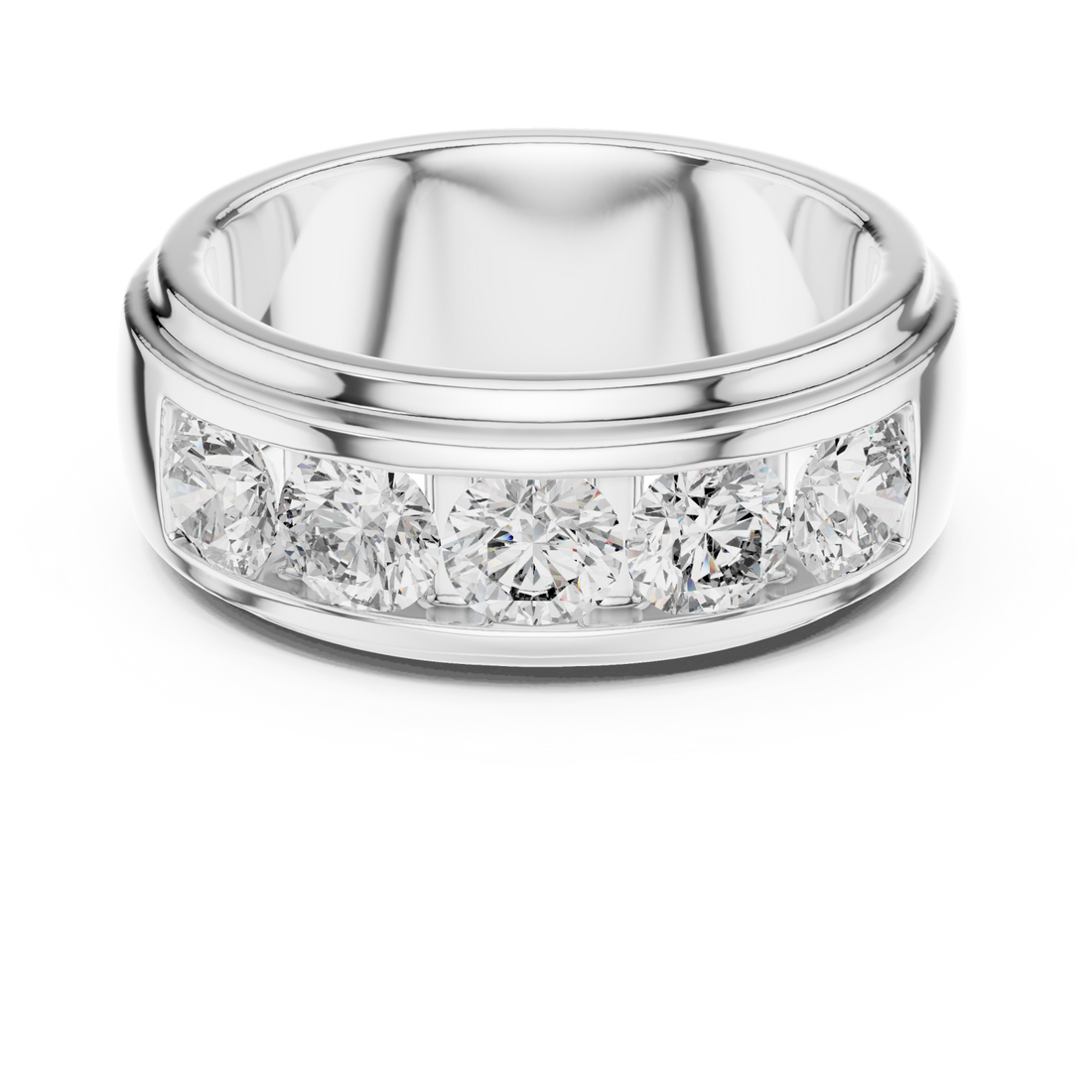  White Gold Starlit Harmony Band Right View