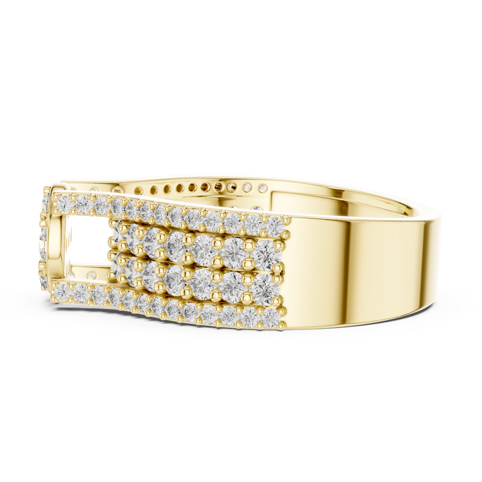  Gold Celeste Grace Ring Side View