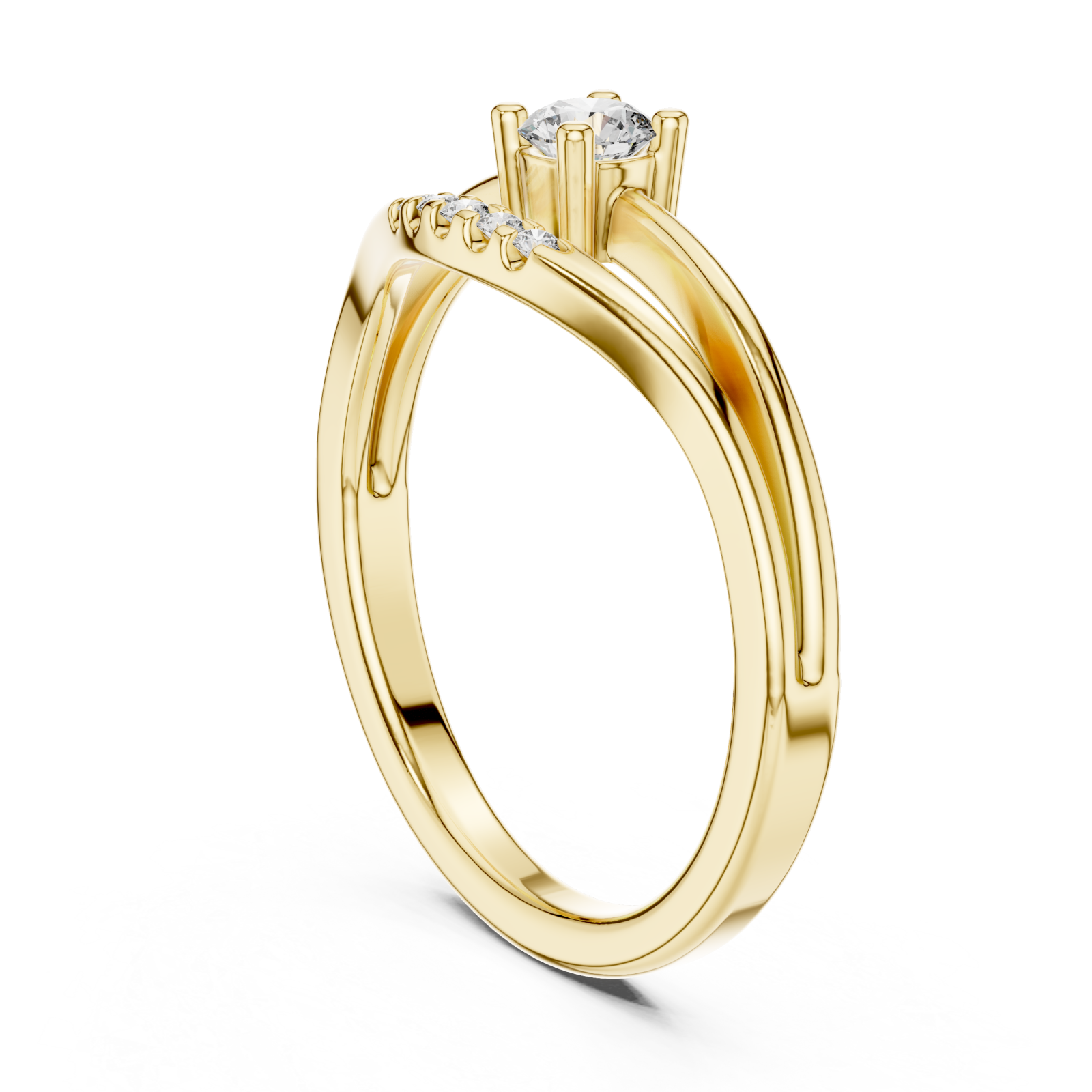  Gold Serene Path Solitaire Left View