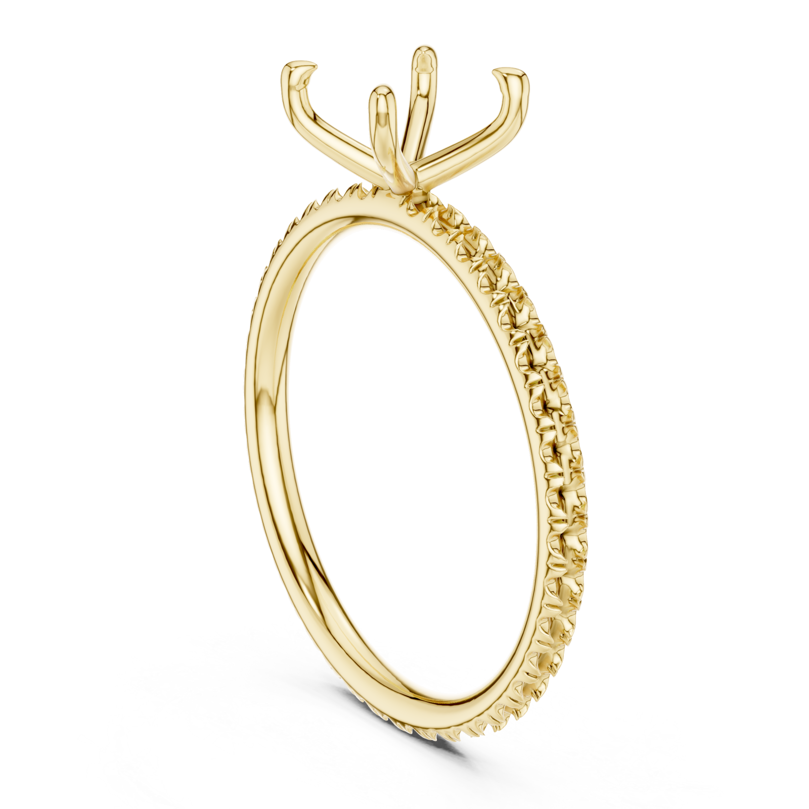  Gold Harbor Grace Promise Band Ring Left View