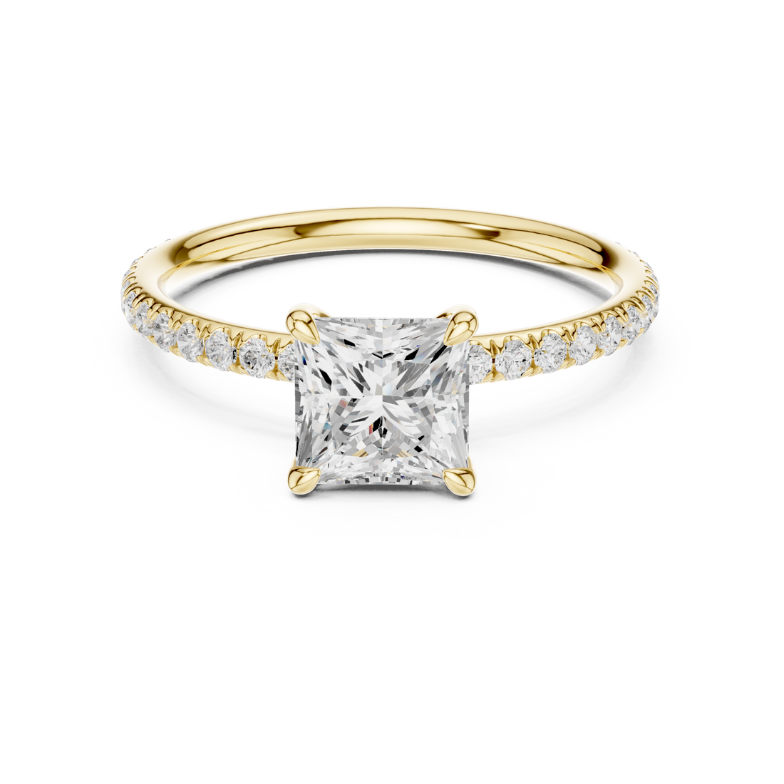 Gold Harbor Grace Promise Band Ring Right View
