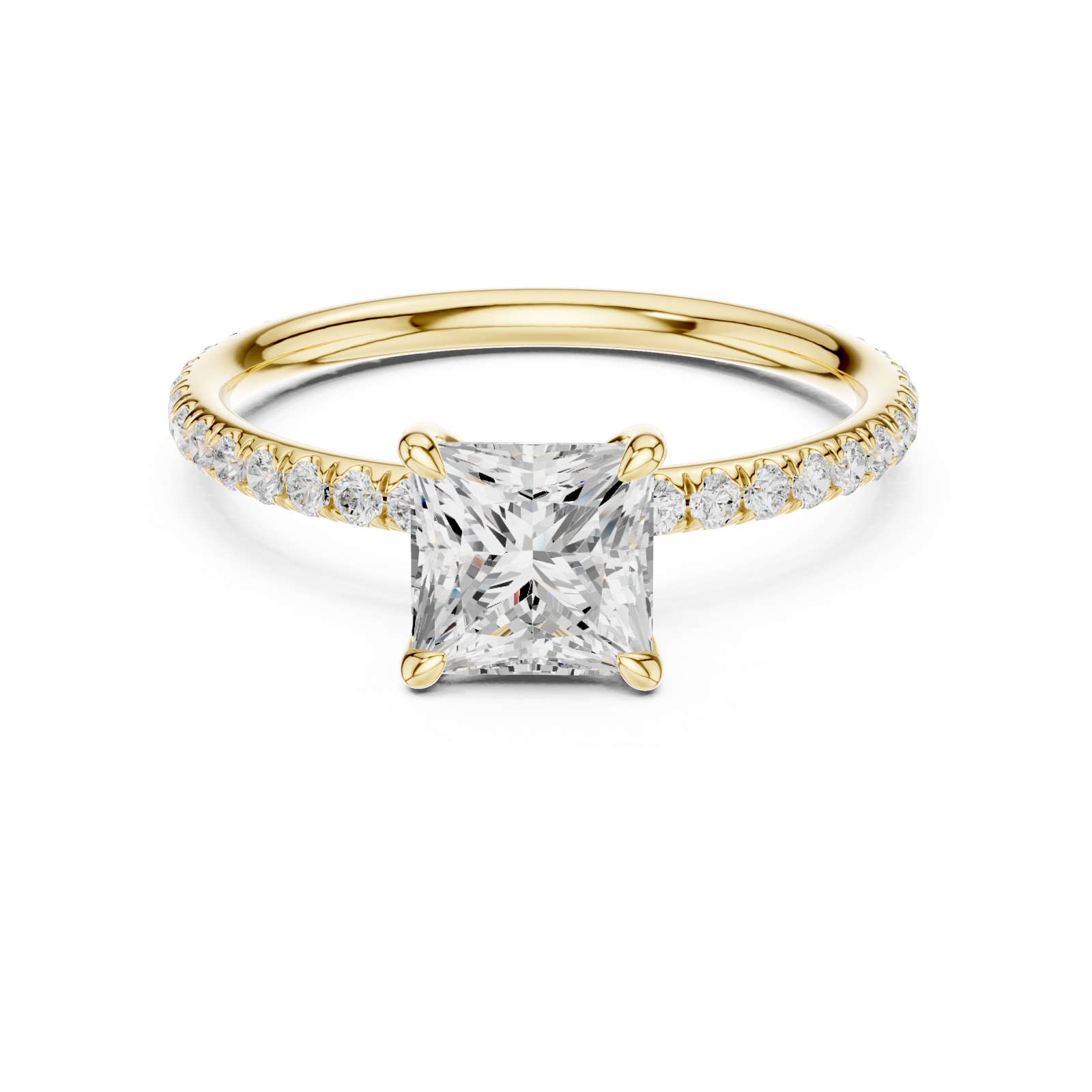  Gold Harbor Grace Promise Band Ring Front View