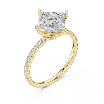 Gold Midnight Grace Luminary Band Ring Right View