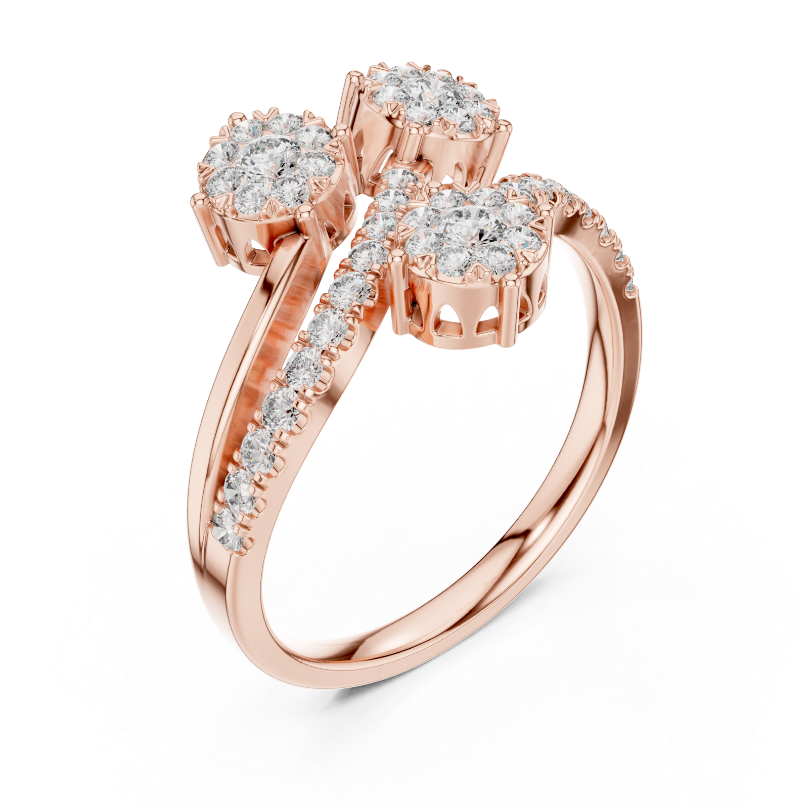  Rose Gold Infinity Petal Dreamscape Band Right View