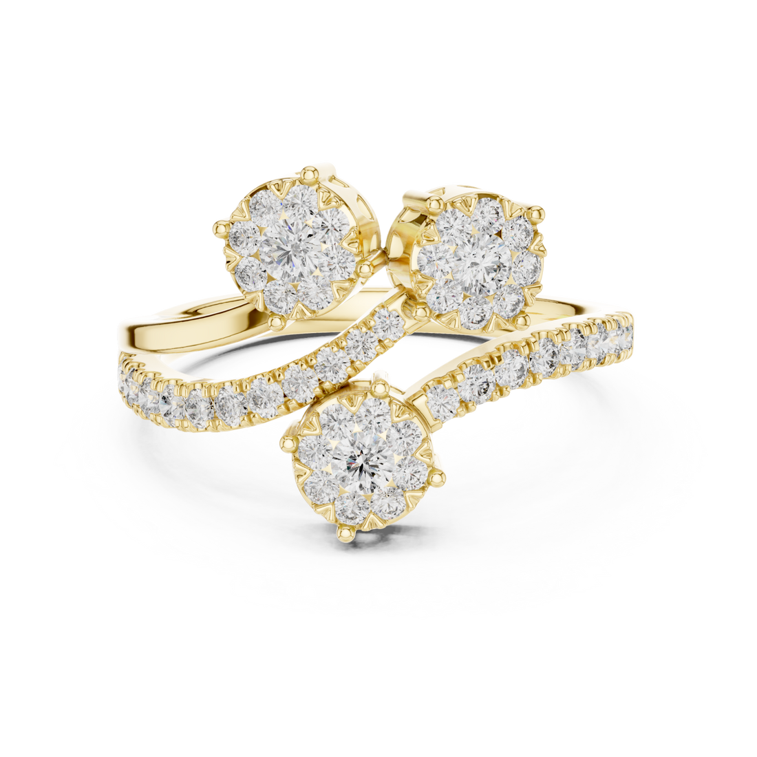 Gold Infinity Petal Dreamscape Band Right View