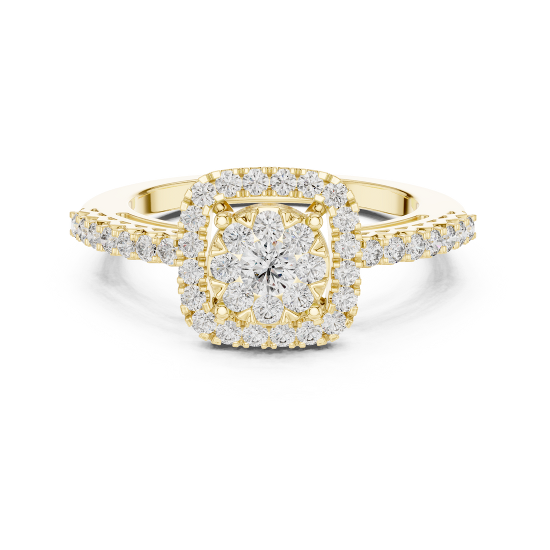 Gold Infinite Bloom Harmony Luxe Ring Right View