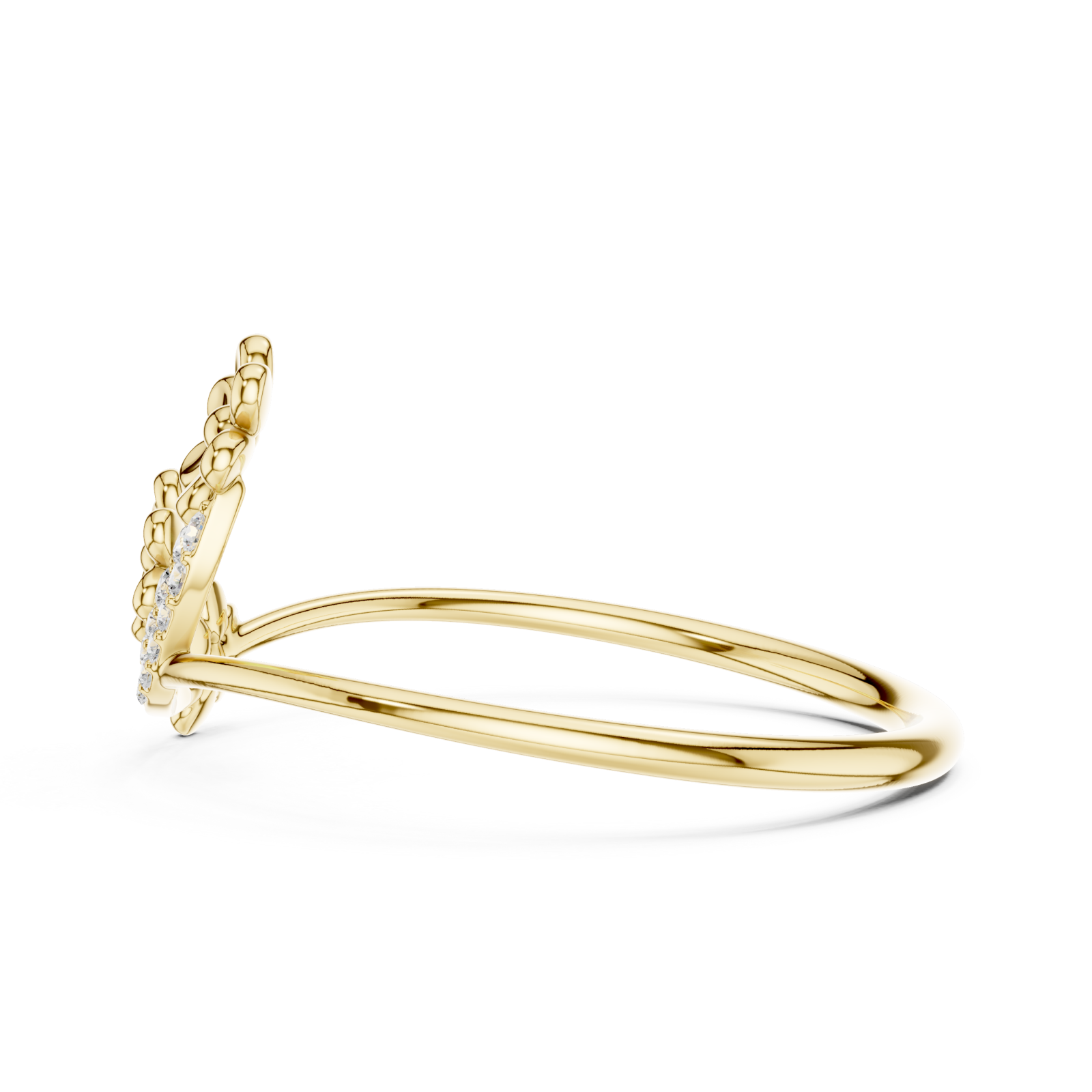  Gold Spring Meadow Glory Statement Band Side View