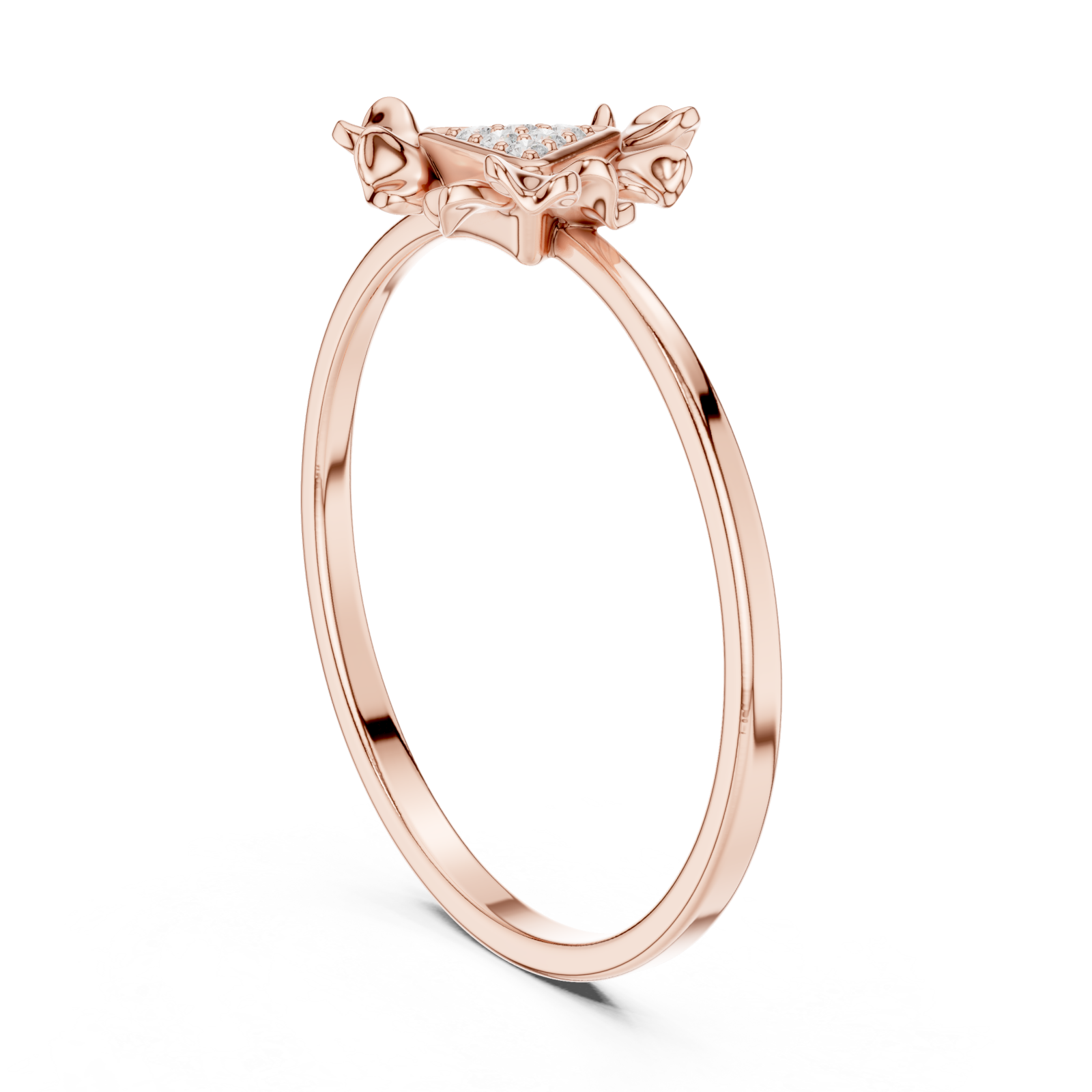 Rose Gold Twilight Petal Embrace Left View