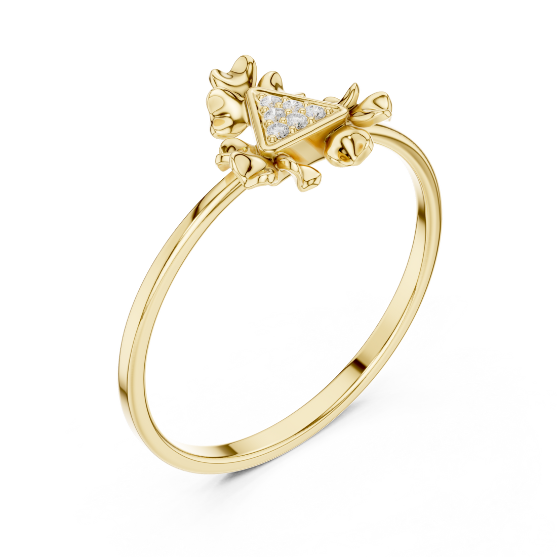 Gold Twilight Petal Embrace Right View