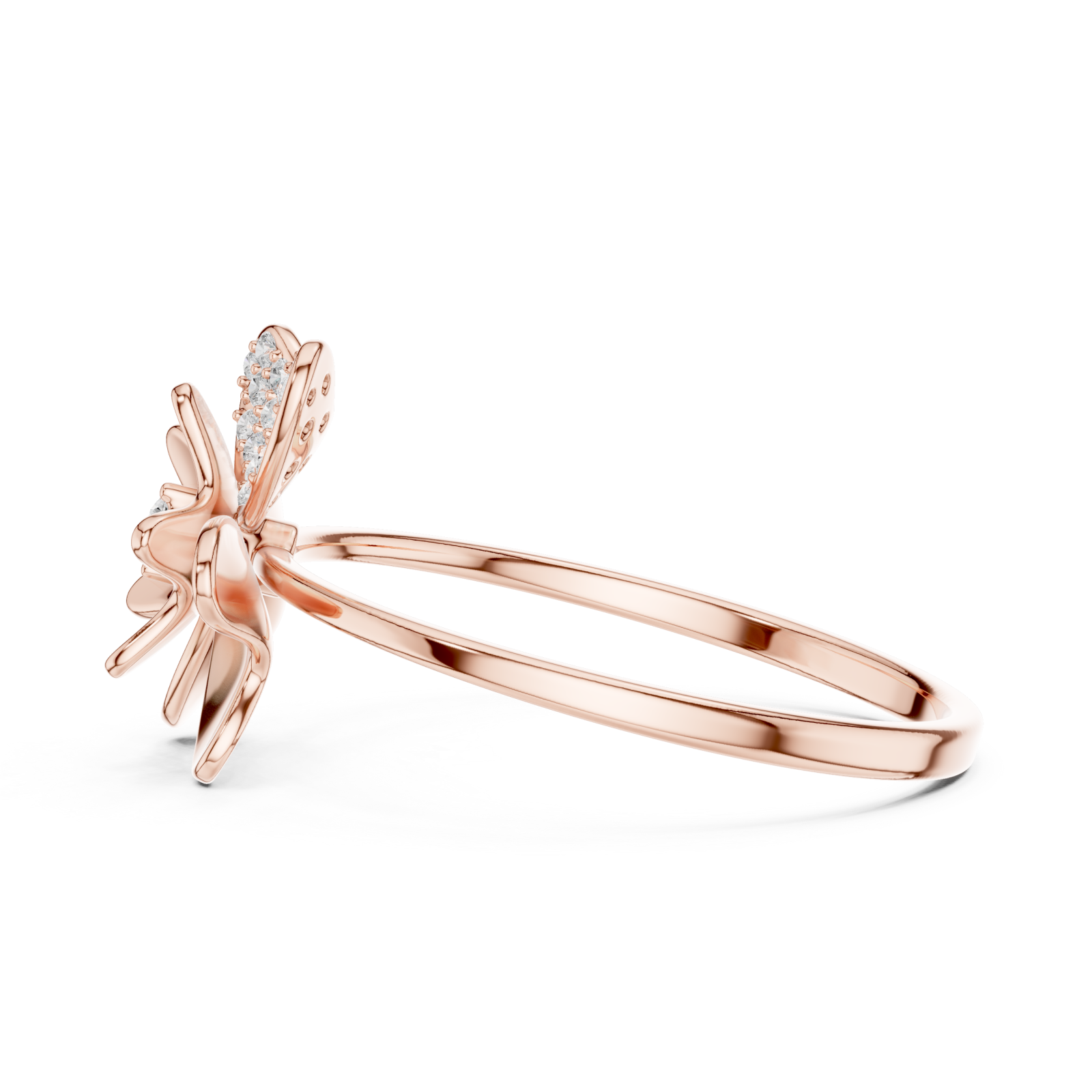  Rose Gold Opulent Blossom Side View