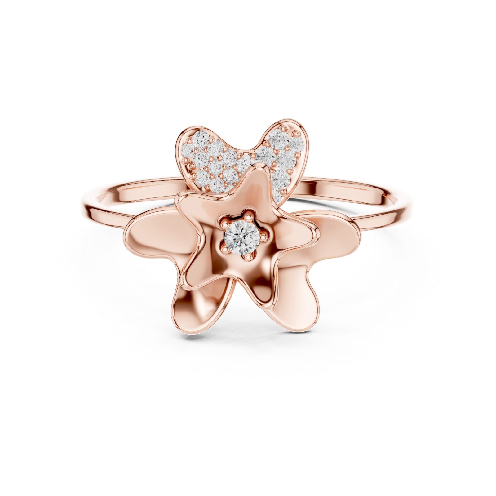  Rose Gold Opulent Blossom Front View