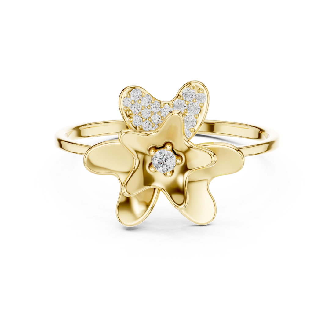 Gold Opulent Blossom Right View