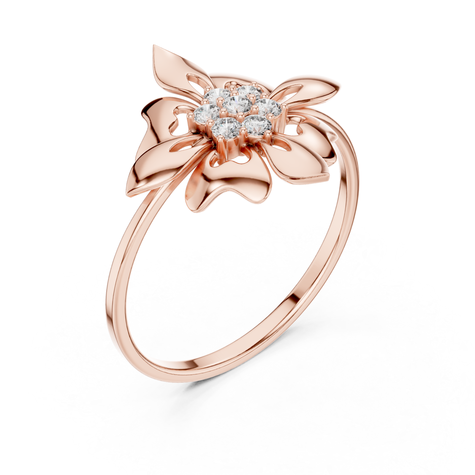  Rose Gold Pure Grace Petal Band Right View