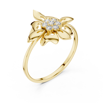 Gold Pure Grace Petal Band Right View