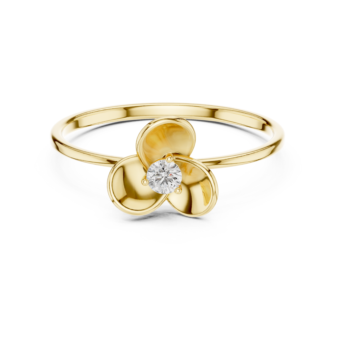 Gold Whispering Romance Band Right View