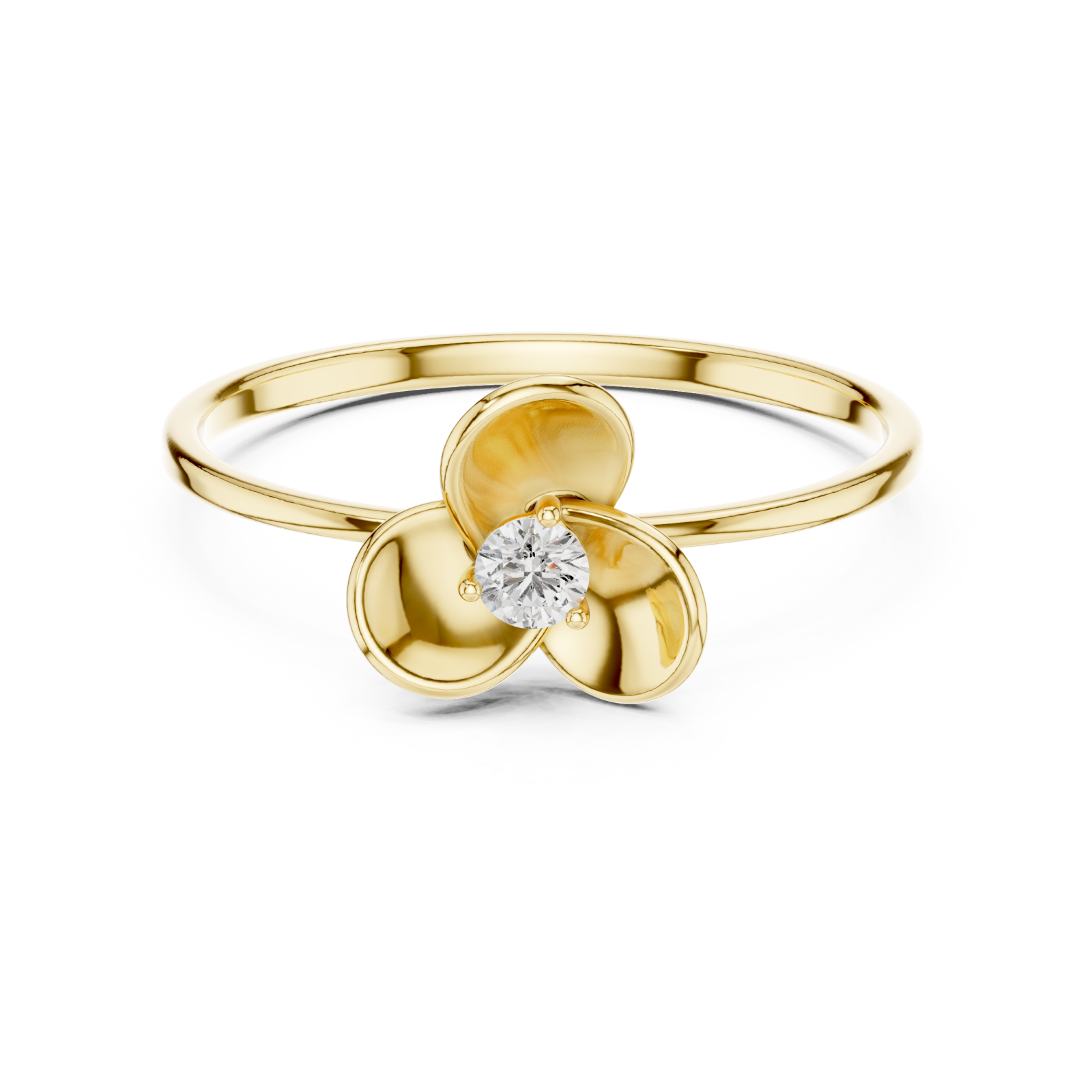  Gold Whispering Romance Band Front View