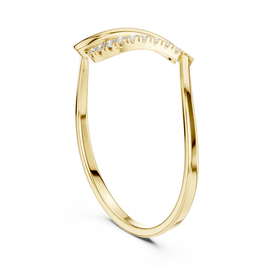 Gold Radiant Whisper Flow Band Right View