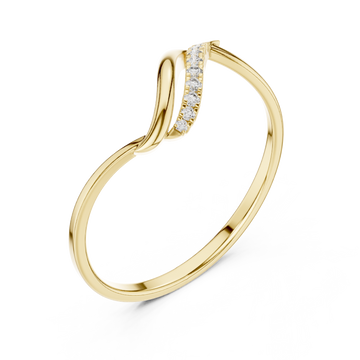 Gold Radiant Whisper Flow Band Right View