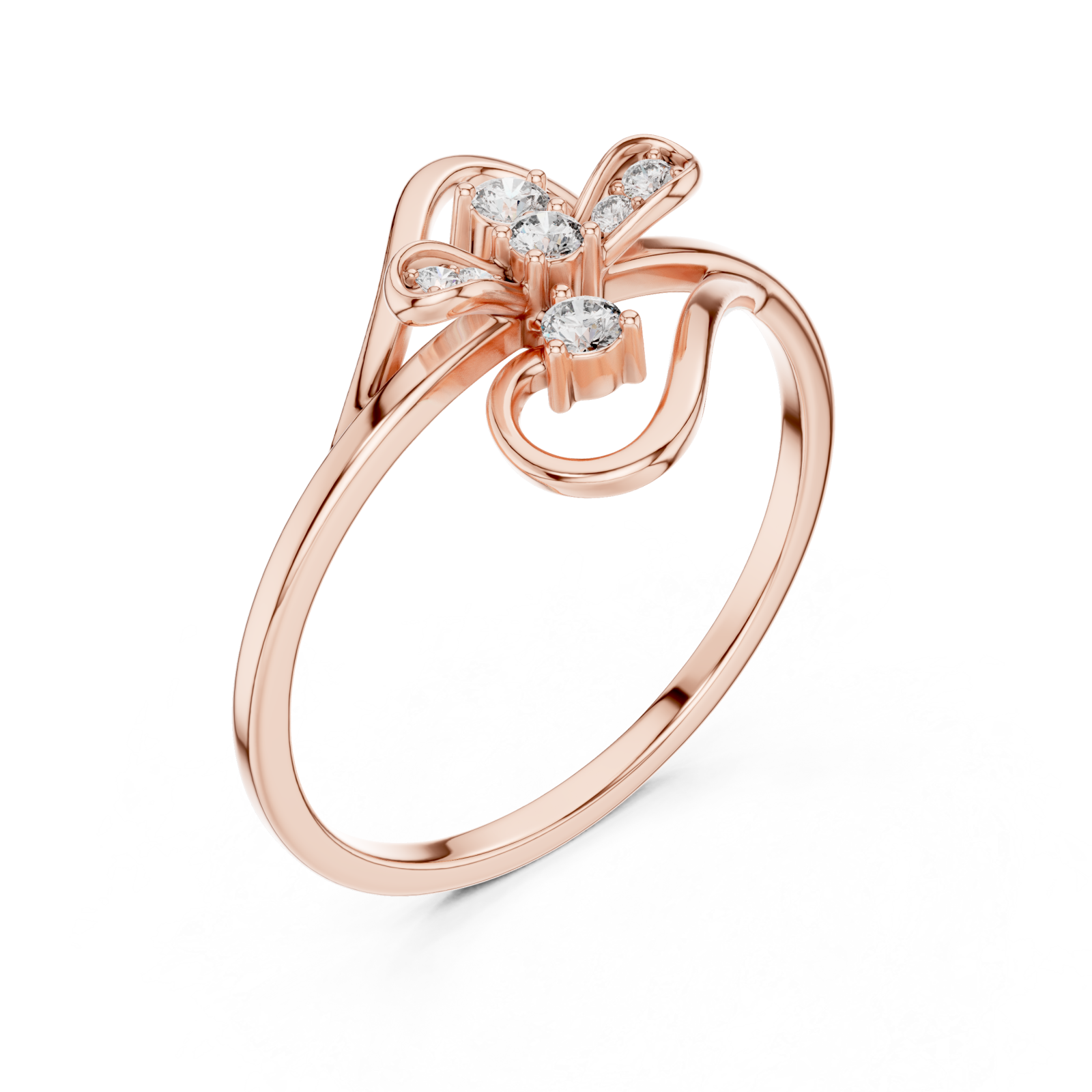  Rose Gold Starlit Serene Lily Curve Right View